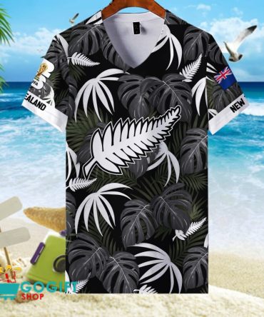New Zealand National Soccer Team V-Neck Shirt Jersey