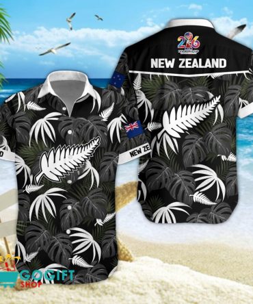 New Zealand National Soccer Team Hawaiian Shirt