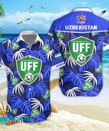 Uzbekistan National Soccer Team Hawaiian Shirt