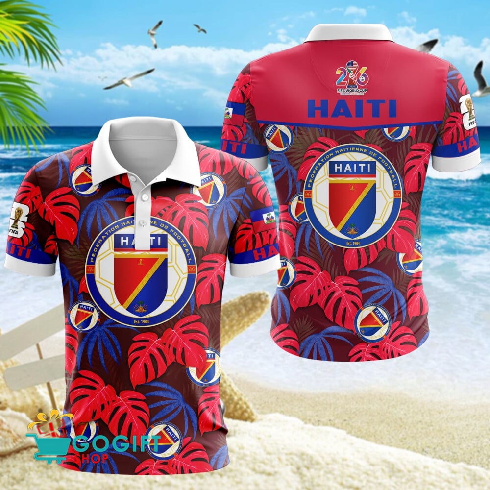 Haiti National Soccer Team Polo Shirt