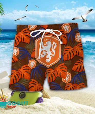 Netherlands National Soccer Team Hawaiian Men Short