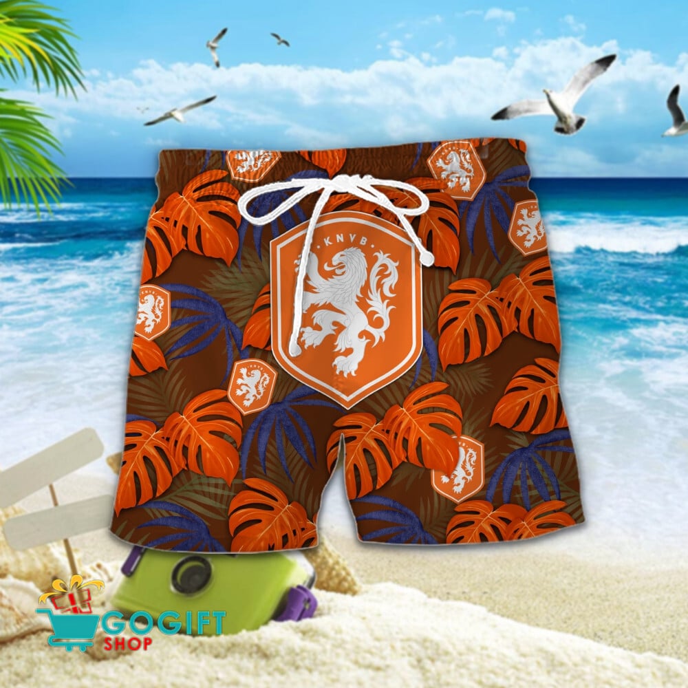 Netherlands National Soccer Team Hawaiian Men Short