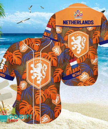 Netherlands National Soccer Team Baseball Jersey
