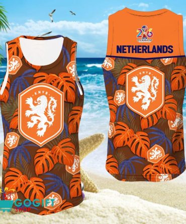 Netherlands National Soccer Team Sleeveless Jersey Tank Top