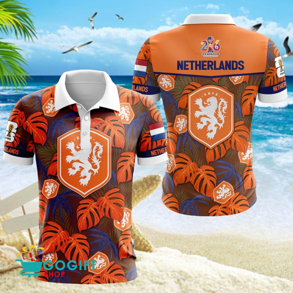Netherlands National Soccer Team Polo Shirt