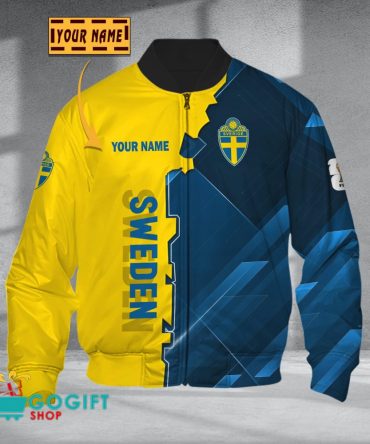 Sweden National Soccer Team Bomber Jacket