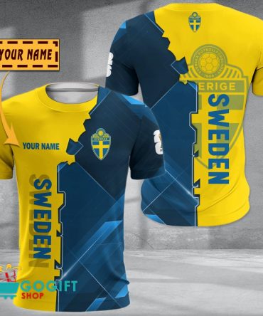 Sweden National Soccer Team Shirt Hoodie