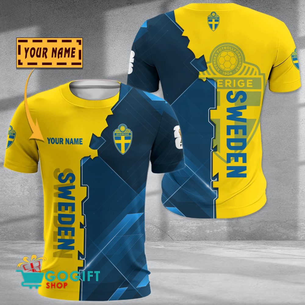 Sweden National Soccer Team Shirt Hoodie