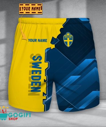 Sweden National Soccer Team Men Short