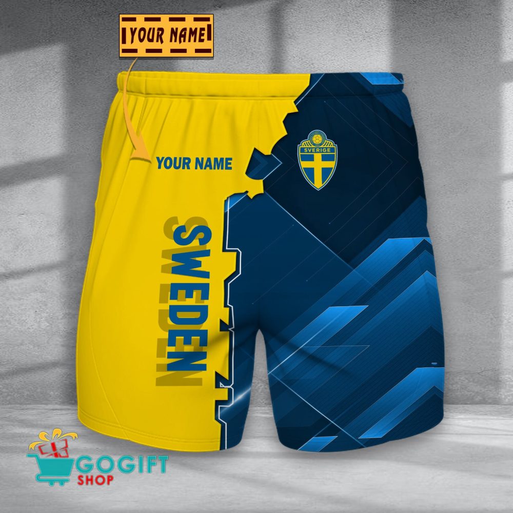 Sweden National Soccer Team Men Short