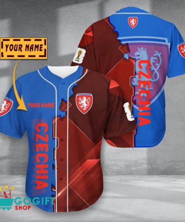 Czechia National Soccer Team Baseball Jersey