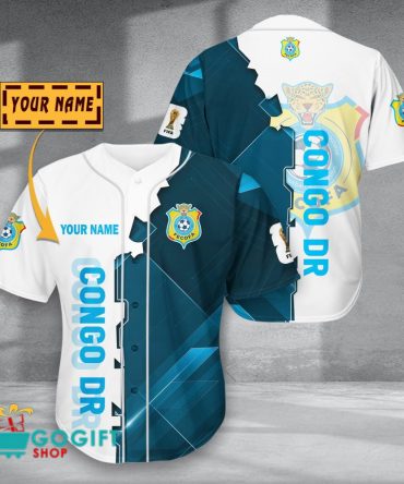 Congo Dr National Soccer Team Baseball Jersey