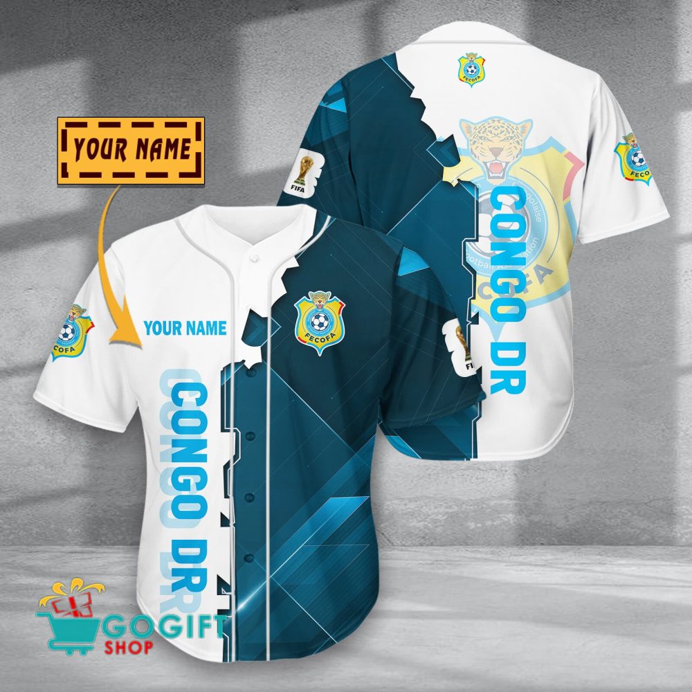 Congo Dr National Soccer Team Baseball Jersey