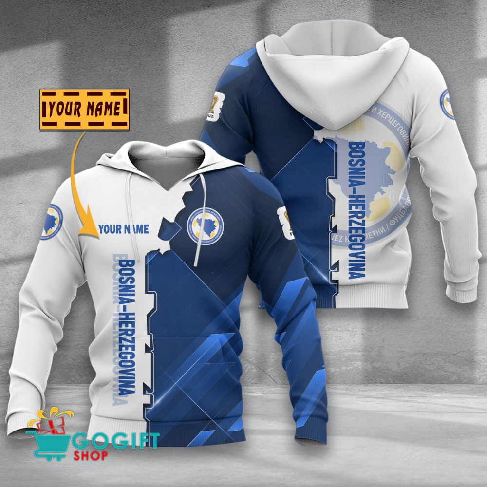 Bosnia-Herzegovina National Soccer Team Shirt Hoodie