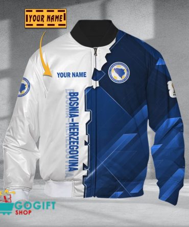 Bosnia-Herzegovina National Soccer Team Bomber Jacket