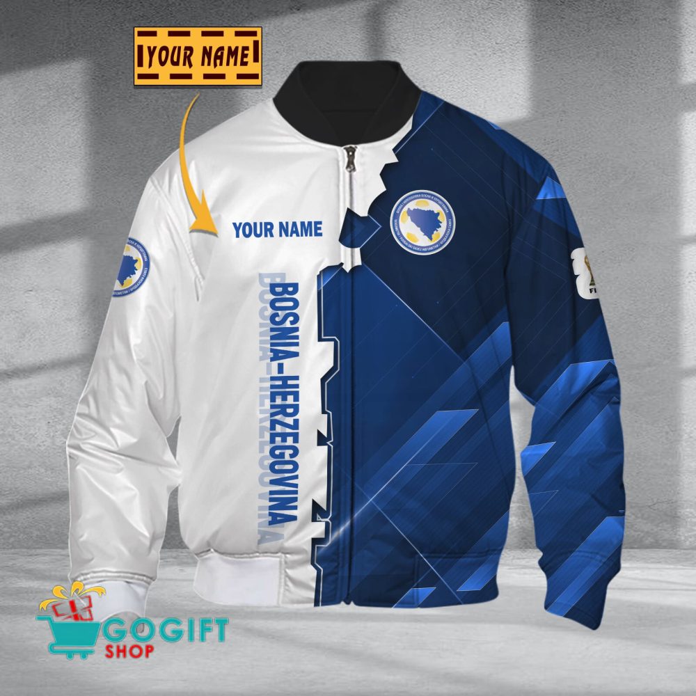 Bosnia-Herzegovina National Soccer Team Bomber Jacket