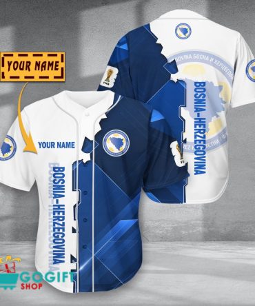Bosnia-Herzegovina National Soccer Team Baseball Jersey