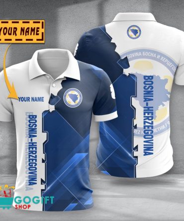 Bosnia-Herzegovina National Soccer Team Polo Shirt