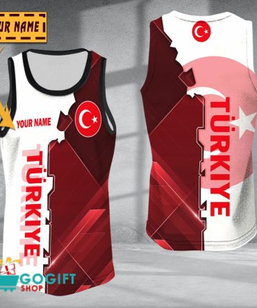 Turkiye National Soccer Team Sleveless Jersey Tank Top