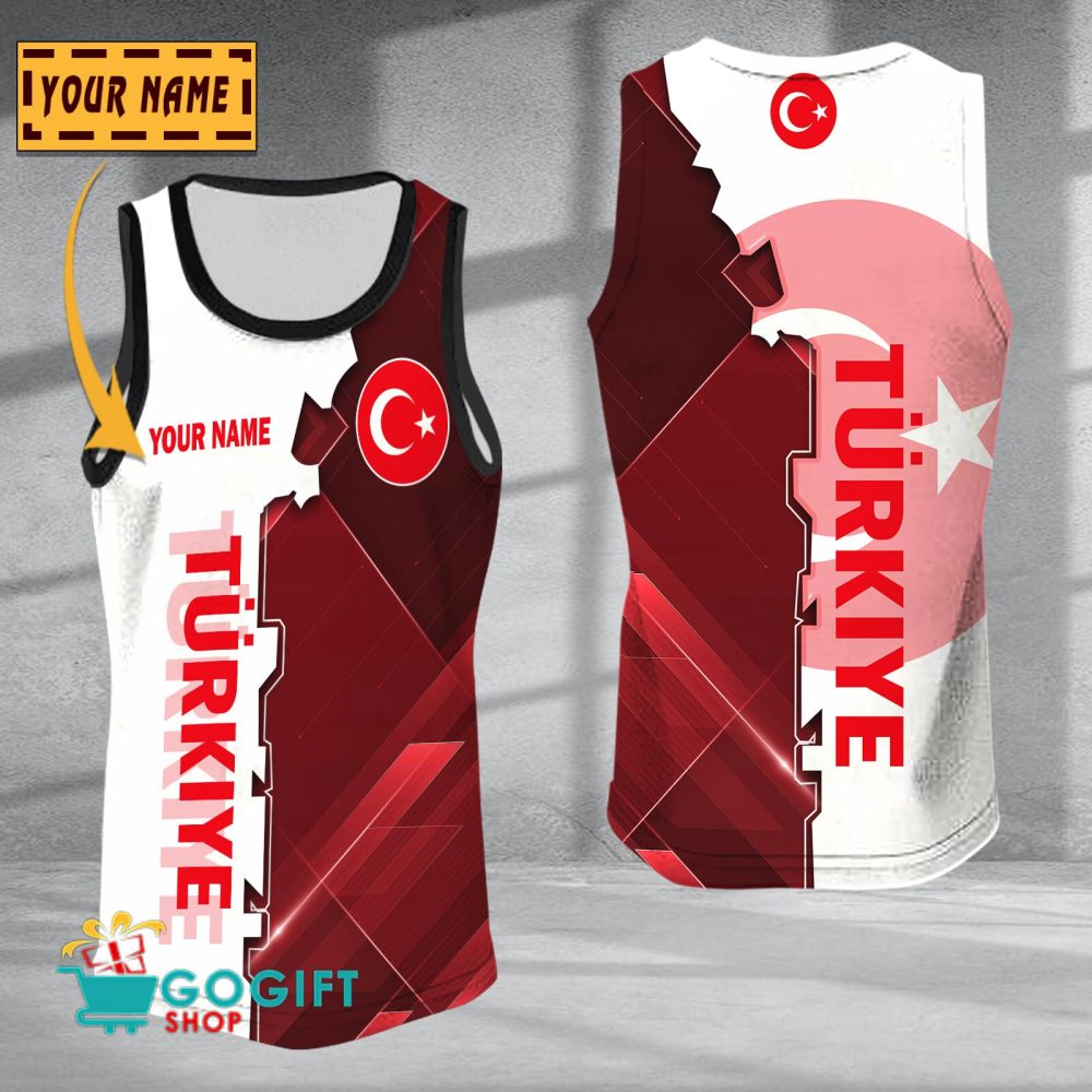Turkiye National Soccer Team Sleveless Jersey Tank Top