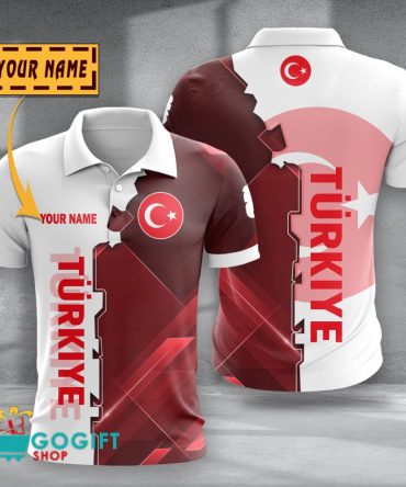 Turkiye National Soccer Team Polo Shirt