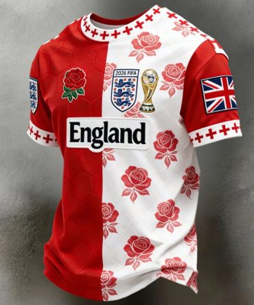 England World Cup 2026 Shirt England World Cup Squad Shirt Soccer Players Apparel