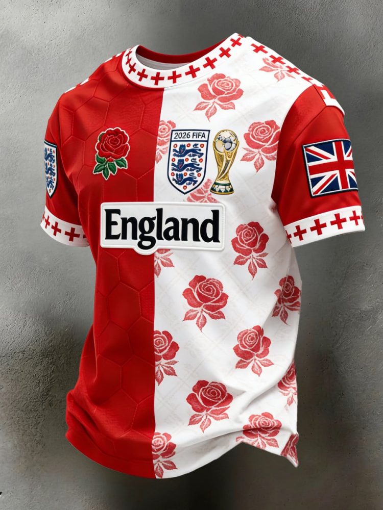 England World Cup 2026 Shirt England World Cup Squad Shirt Soccer Players Apparel