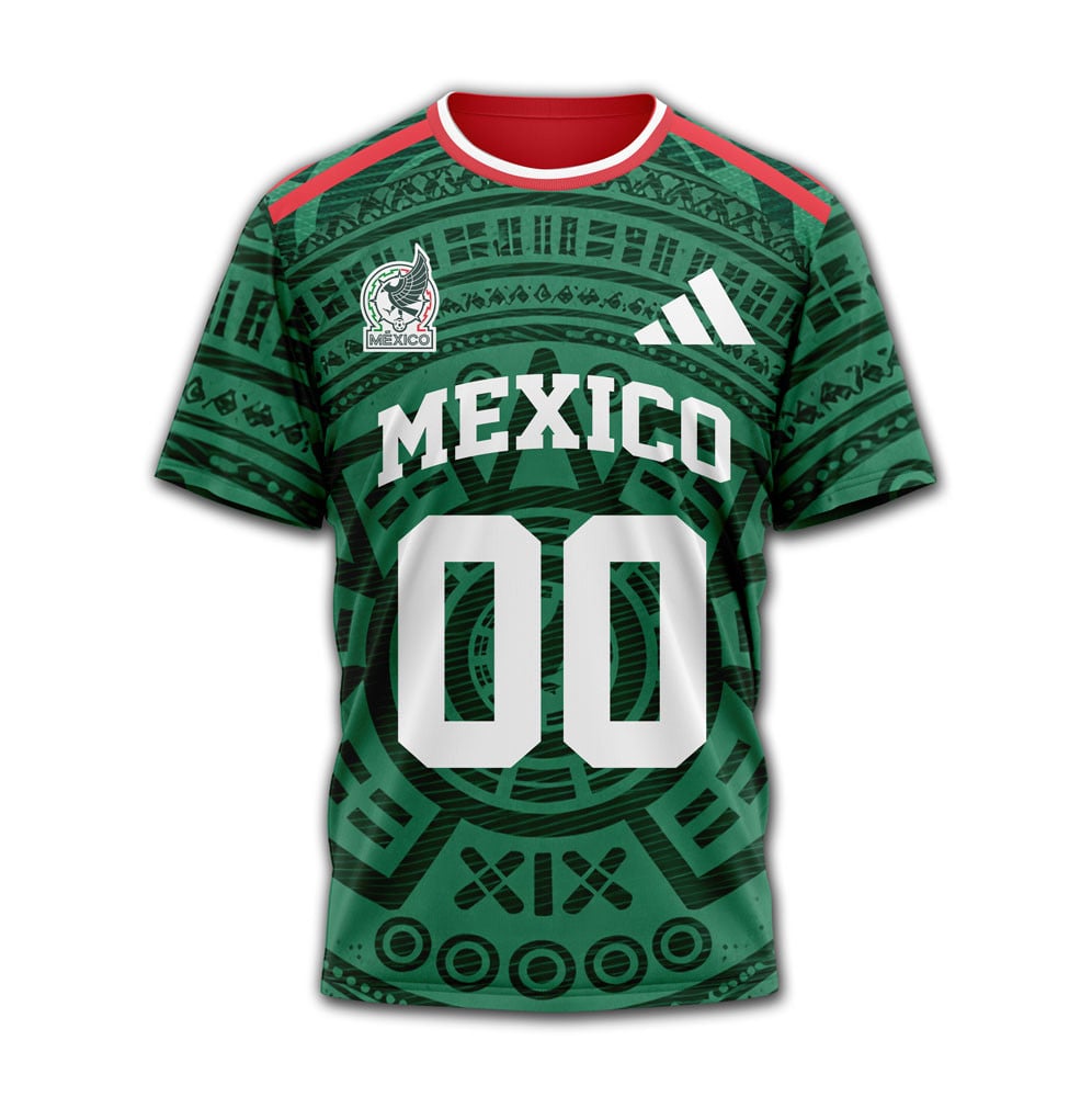 Mexico , Premium Wc26 United 3D T-Shirt Hy - Image 2