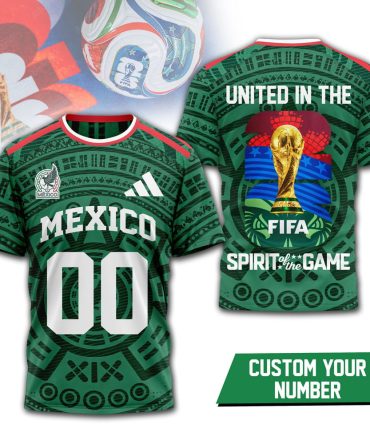 Mexico , Premium Wc26 United 3D T-Shirt Hy