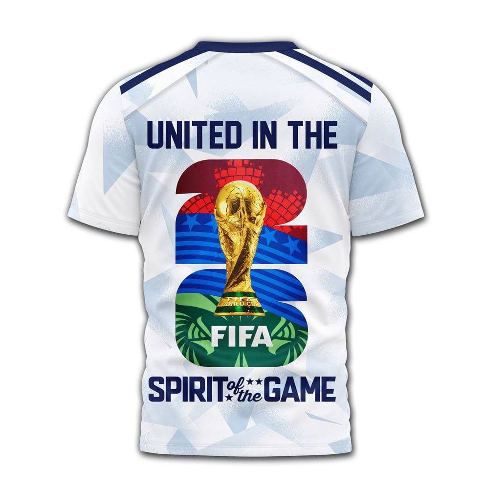 Usa , Premium Wc26 United 3D T-Shirt Hy - Image 3