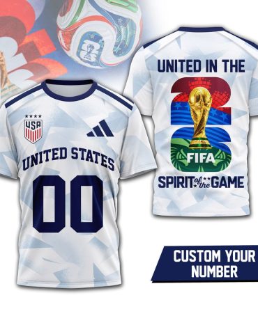 Usa , Premium Wc26 United 3D T-Shirt Hy
