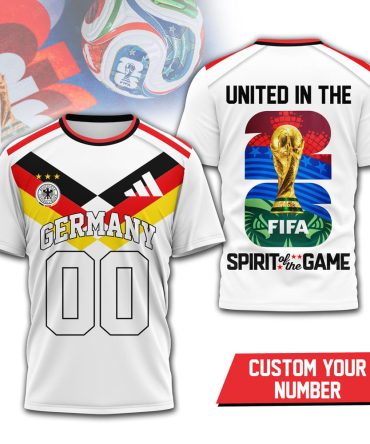 Germany , Premium Wc26 United 3D T-Shirt Hy