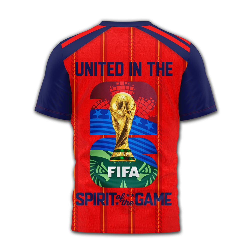 Spain , Premium Wc26 United 3D T-Shirt Hy - Image 3