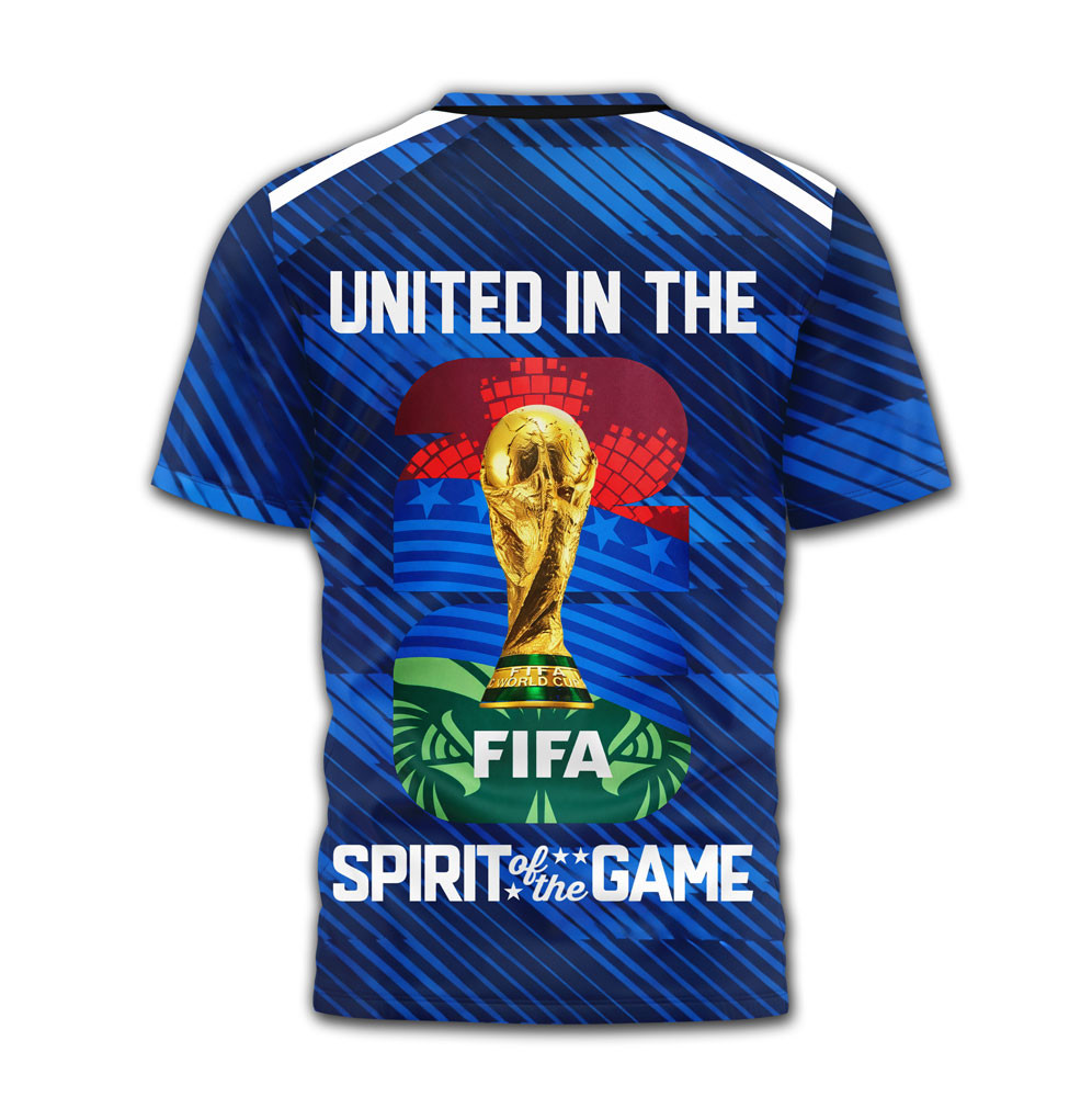 France , Premium Wc26 United 3D T-Shirt Hy - Image 3