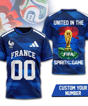 France , Premium Wc26 United 3D T-Shirt Hy