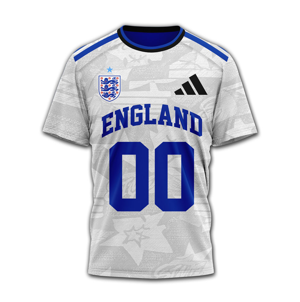 England , Premium Wc26 United 3D T-Shirt Hy - Image 2