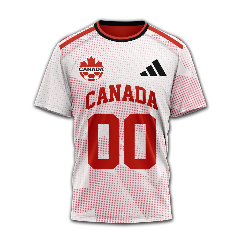 Canada , Premium Wc26 United 3D T-Shirt Hy - Image 2