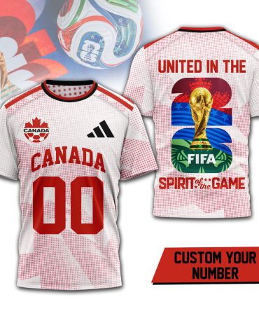 Canada  , Premium Wc26 United 3D T-Shirt Hy