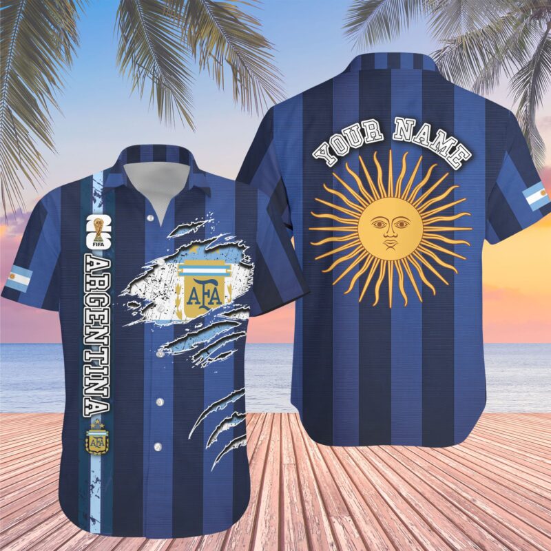 Argentina , Premium Wc26 Hawaiian Shirt - Image 4