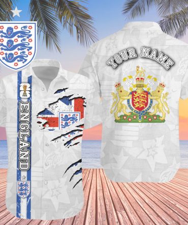 England , Premium Wc26 Hawaiian Shirt