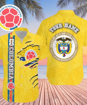 Colombia , Premium Wc26 Hawaiian Shirt