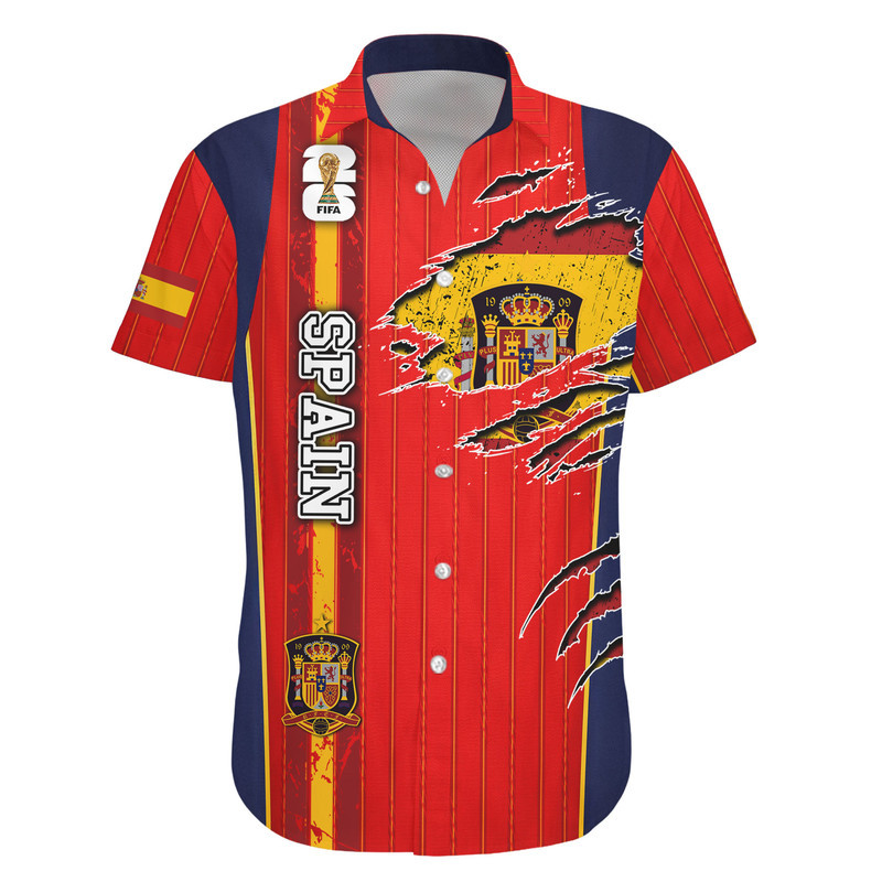 Spain , Premium Wc26 Hawaiian Shirt - Image 2