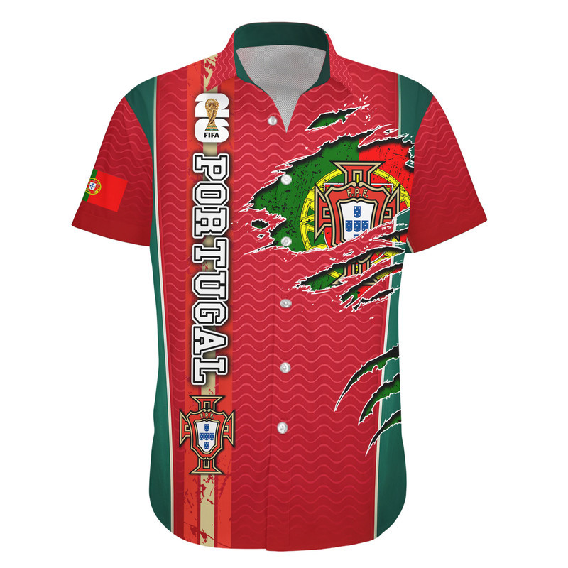Portugal , Premium Wc26 Hawaiian Shirt - Image 2