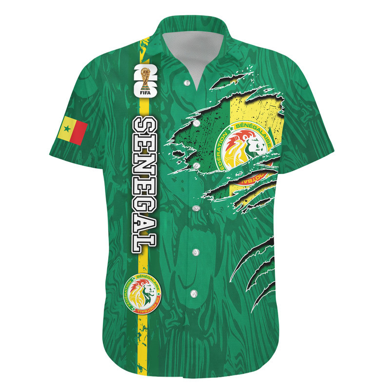 Senegal , Premium Wc26 Hawaiian Shirt - Image 2