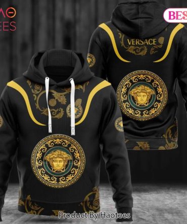 Gianni Versace Black Hoodie Luxury Clothing Clothes Outfit For Men