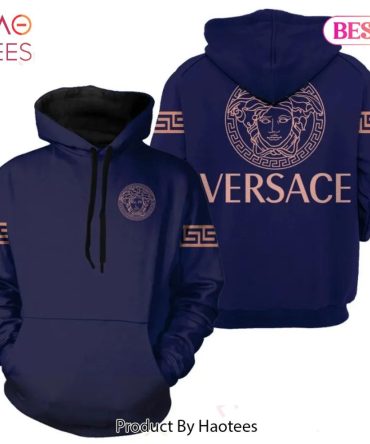 Gianni Versace Purple Unisex Hoodie For Men Women Luxury Brand Clothing Clothes Outfit