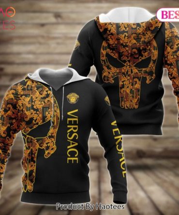 Gianni Versace Skull Unisex Hoodie For Men Women Luxury Brand Clothing Clothes Outfit