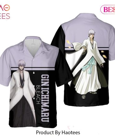 Gin Ichimaru Hawaiian Shirt Bleach Anime Shirt For Men Women