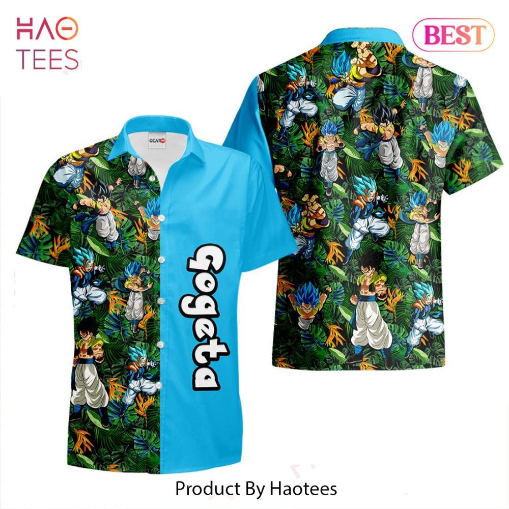 Gogeta Hawaiian Shirts Custom Anime Merch Clothes For Men Women