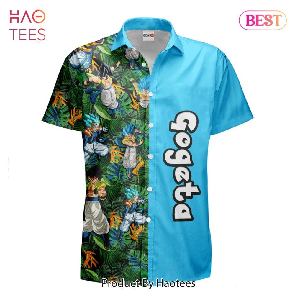 Gogeta Hawaiian Shirts Custom Anime Merch Clothes For Men Women - Image 2